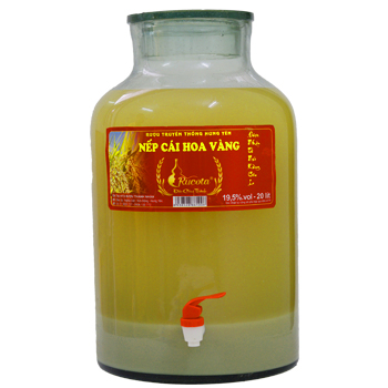 rượu nếp cái hoa vàng20l